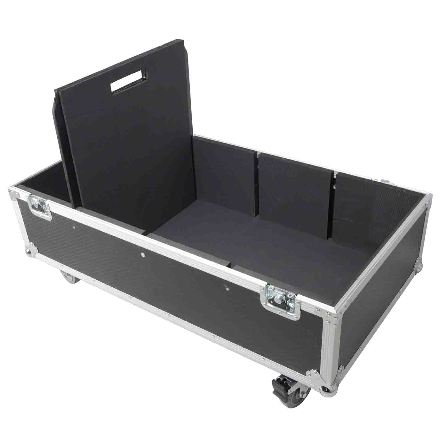 ProX XS-2X282020W ATA Dual Flight Case for Speaker Fits Two JBL SRX 815P and Similar Sized Speakers - Hollywood DJ