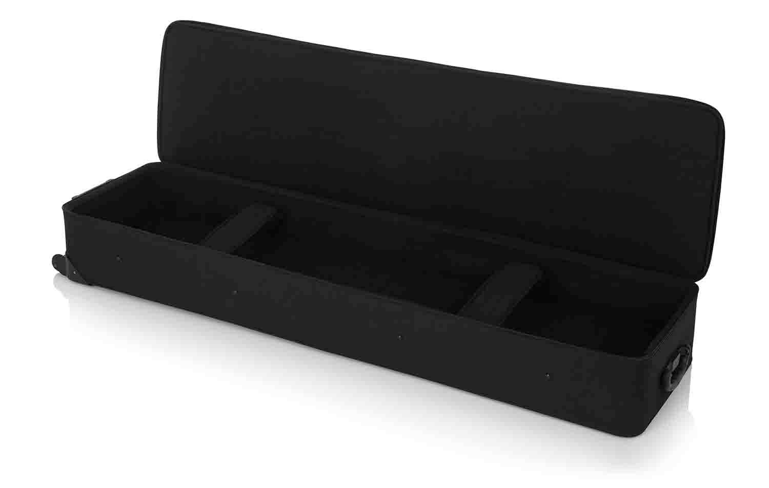 Gator Cases GK-88 SLXL Rigid Lightweight Case for Slim, Extra long 88 Note Keyboards with Wheels - Hollywood DJ