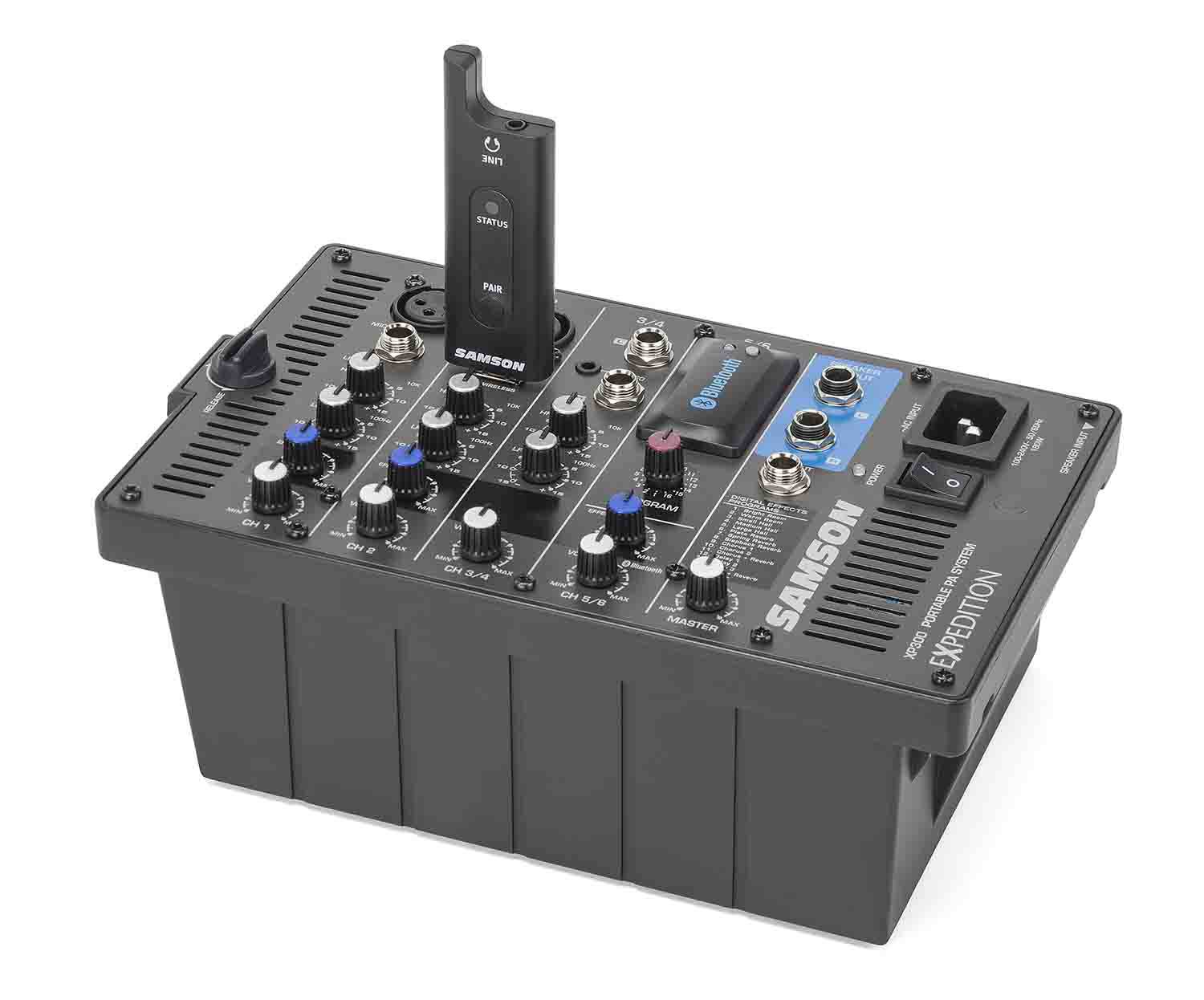 Samson SWXPD2BLM8, XPD2 Presentation USB Digital Wireless System - LM5 Lavalier Microphone - Hollywood DJ