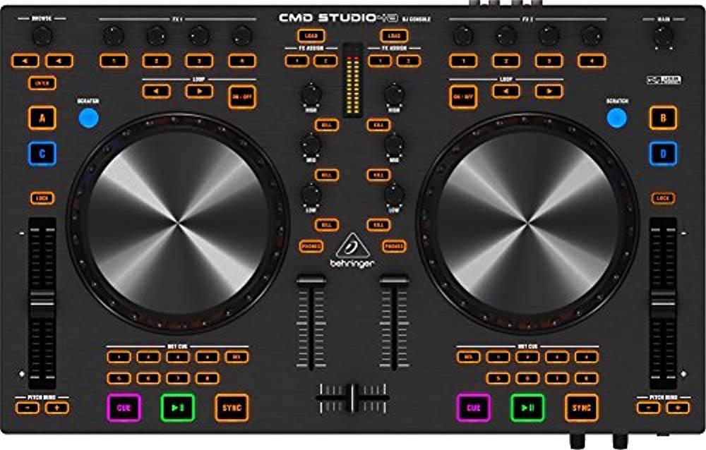 Behringer CMD-Studio-4A, 4 Deck DJ MIDI Controller - Hollywood DJ