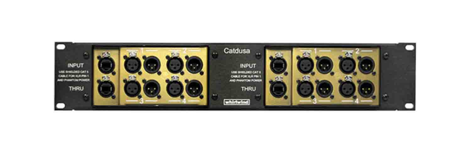 Whirlwind CATDUSA 4-Channel Analog Over Single CAT5 Snake Box - Hollywood DJ