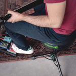 Gravity GFDSEAT1 Round Musicians Stool Foldable, Adjustable Height - Hollywood DJ