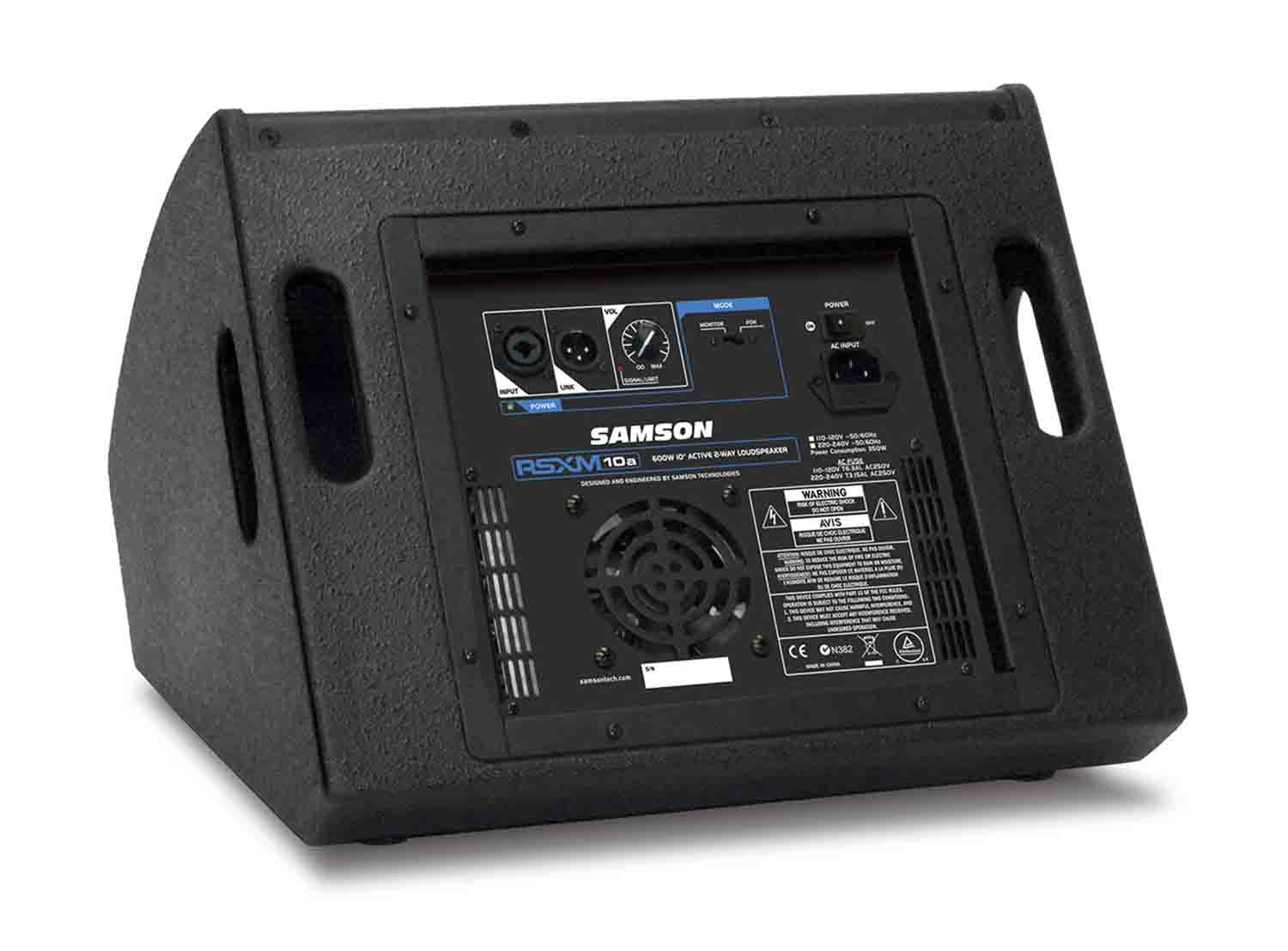 Samson RSXM10A 800W 2-Way Active Stage Monitor - 10 Inch - Hollywood DJ