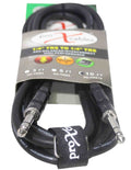 Prox XC-TRS10 Balanced 1/4" TRS-M to TRS-M High Performance Audio Cable - 10 Feet - Hollywood DJ