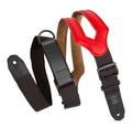 Levy's Leathers MRHSS-RED 3-inch Right Height Ergonomic Garment Leather Guitar Strap - Red - Hollywood DJ