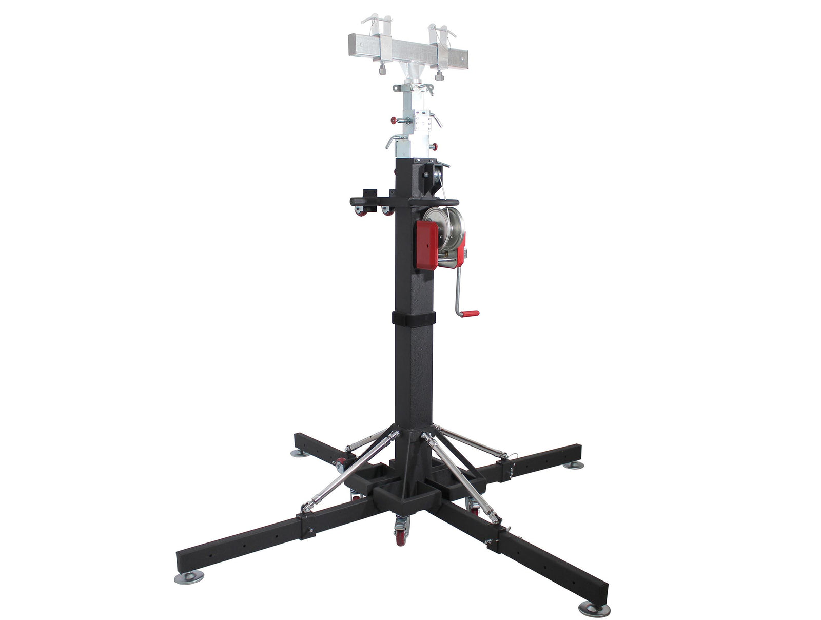 ProX XT-CRANK18FT-500 Lighting Heavy-Duty Crank Truss Stand 500 Lbs Capacity with Outriggers Center Load18'Includes T-Adapter Truss Mount - 18 Feet by ProX Cases