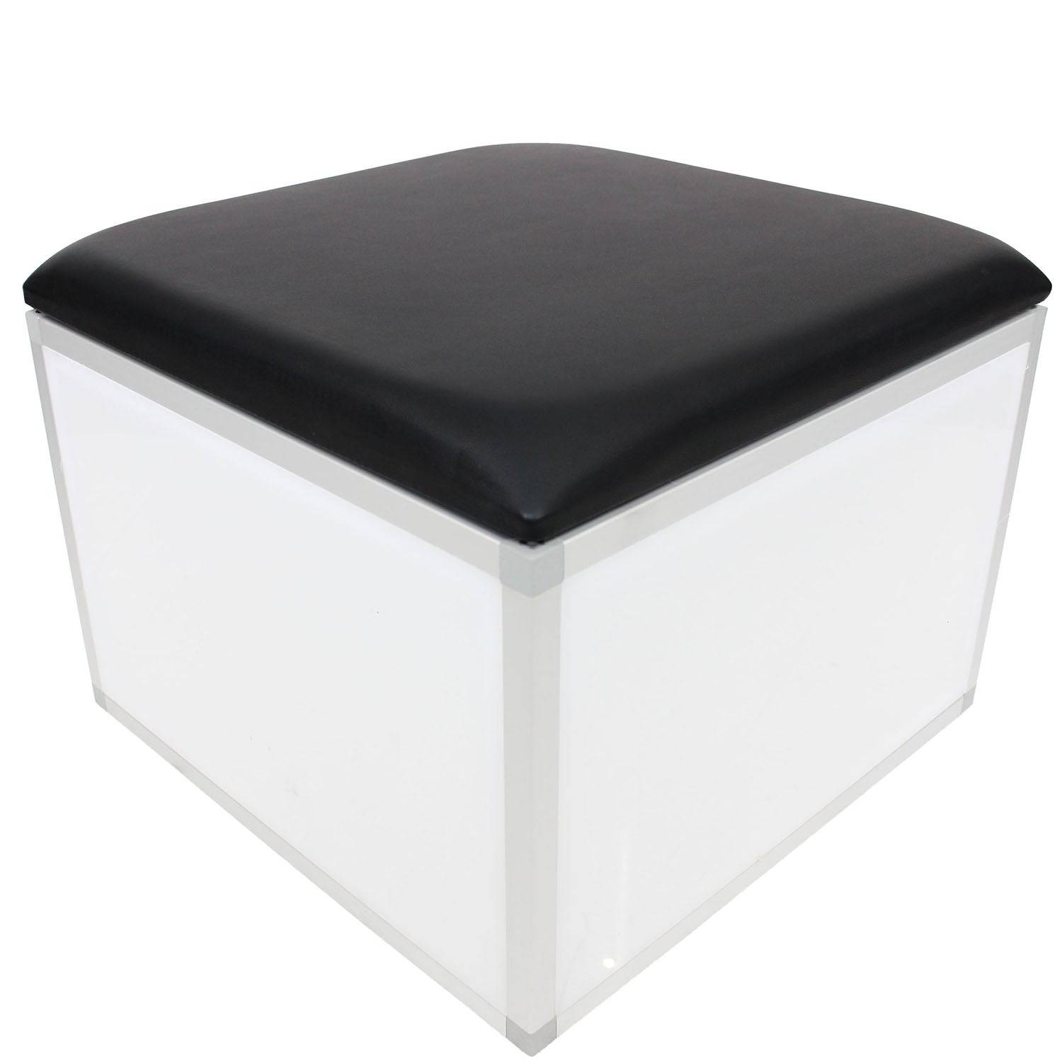 ProX XSA-B2X2BL LUMOStage Black Padded Seat Cushion - 2 Ft X 2 Ft - Hollywood DJ