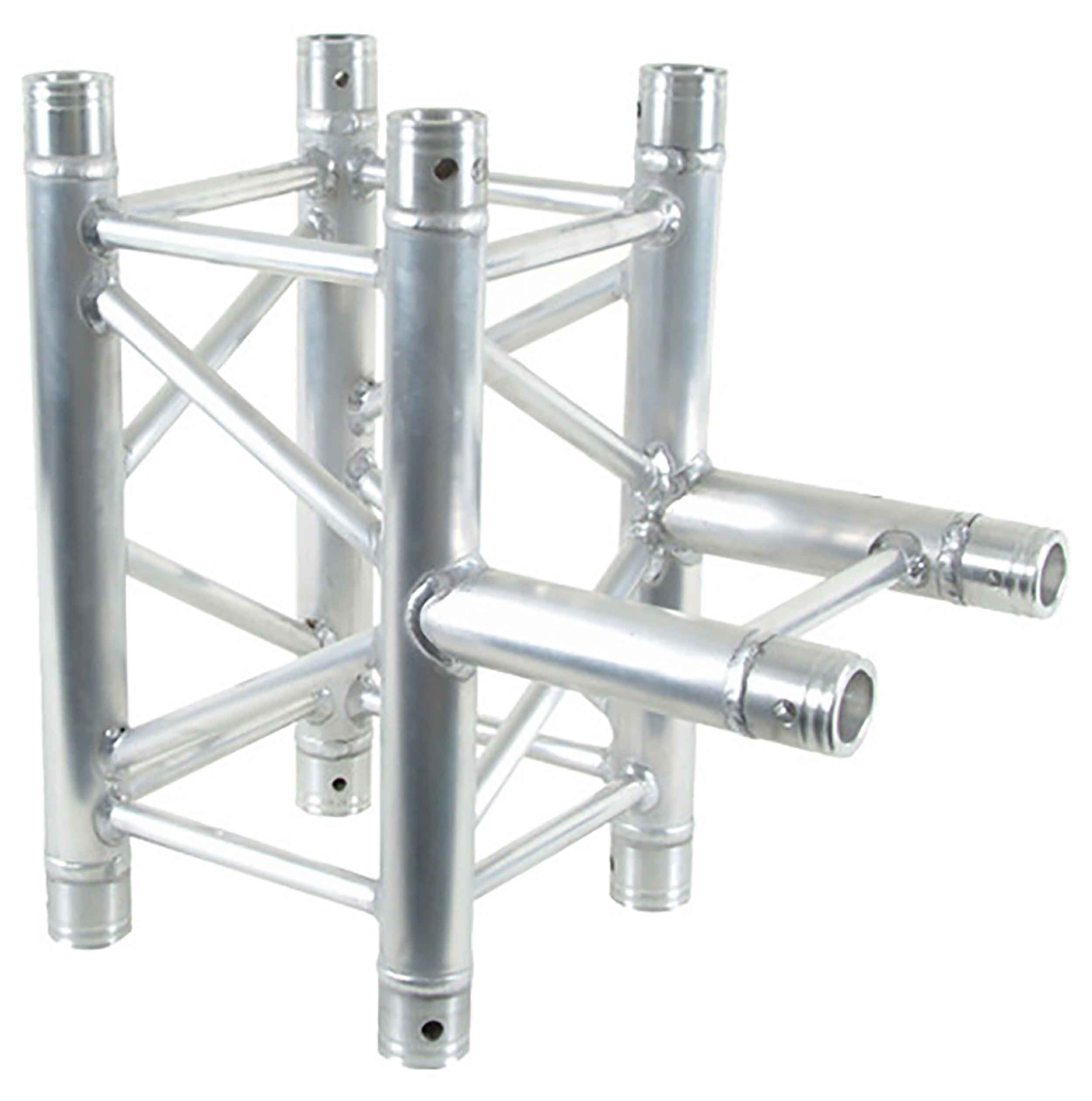 Global Truss SQ-4129IB, Three Way Square to I-Beam T Junction for F34 Square Truss System - 1.64 ft - Hollywood DJ