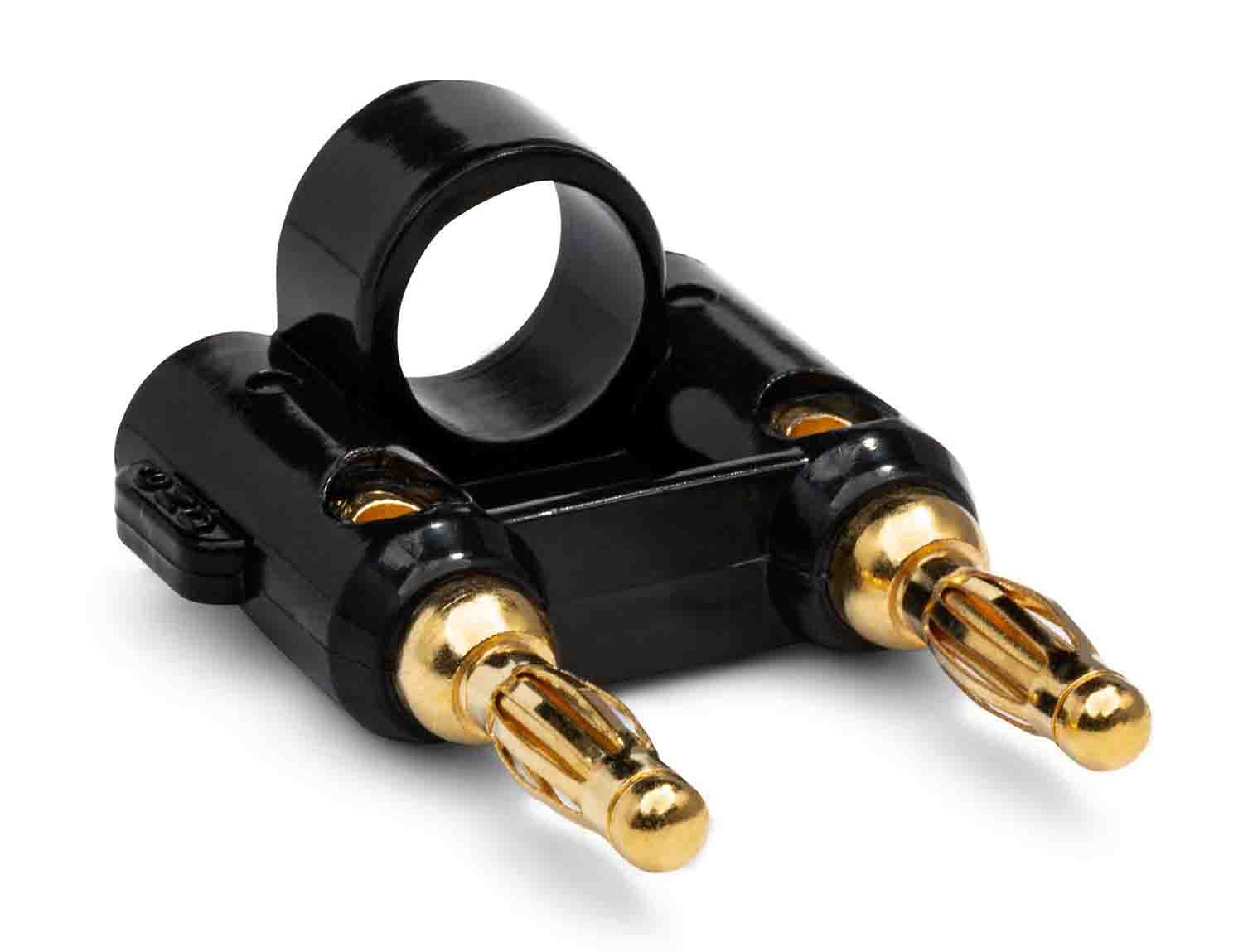 Hosa BNA-240BK Dual Banana Connector - Black - Hollywood DJ