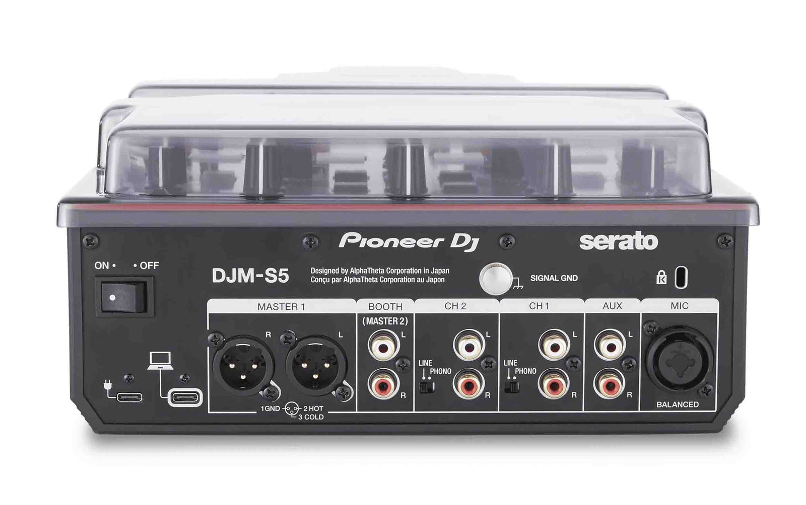 Pioneer DJ 2-Channel DJ Mixer S5 Package with Protection Cover by Pioneer DJ