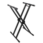 ProX X-KSD200, DJ Double X Style Case/Keyboard Stand With Ergo Easy Lock - Hollywood DJ