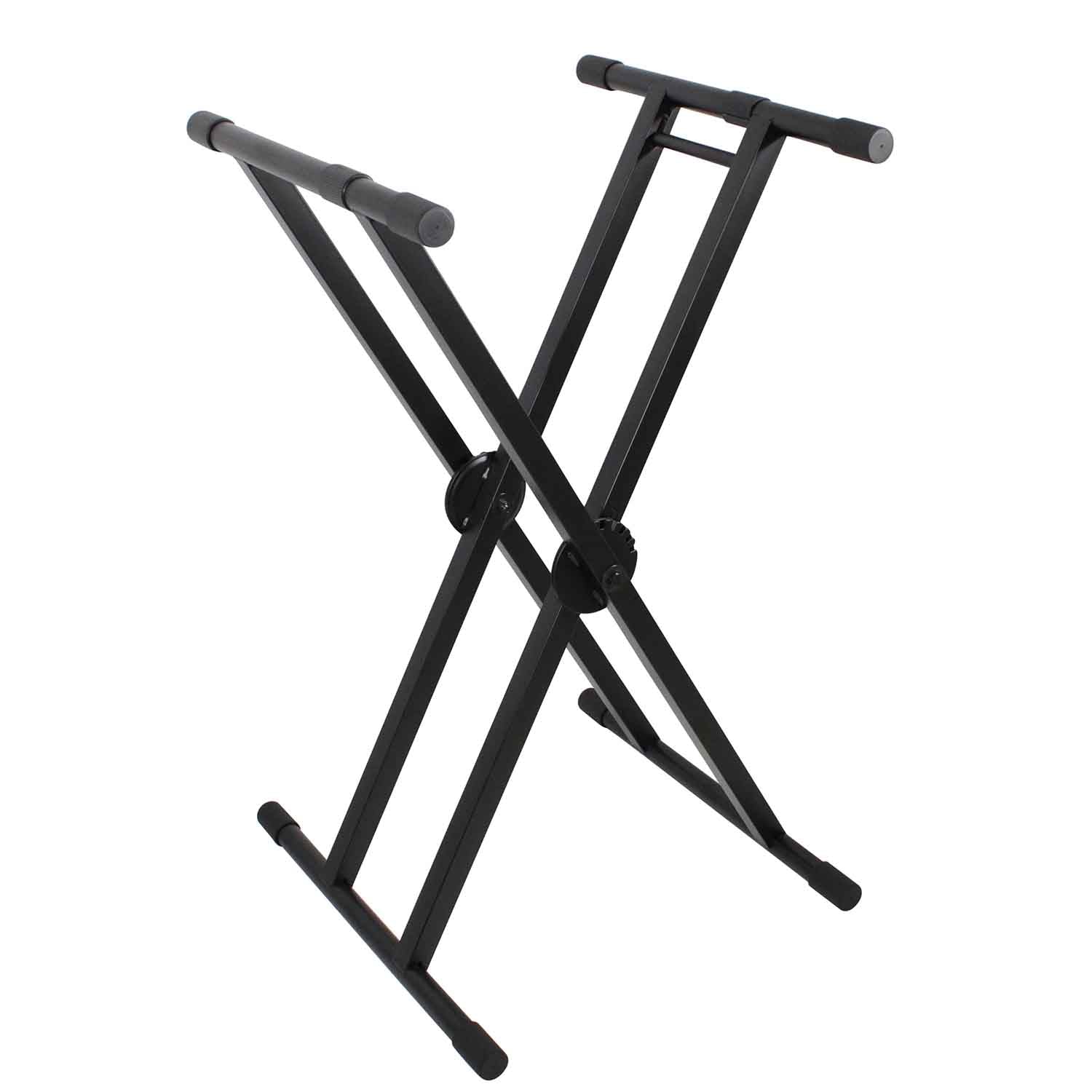 ProX X-KSD200, DJ Double X Style Case/Keyboard Stand With Ergo Easy Lock - Hollywood DJ