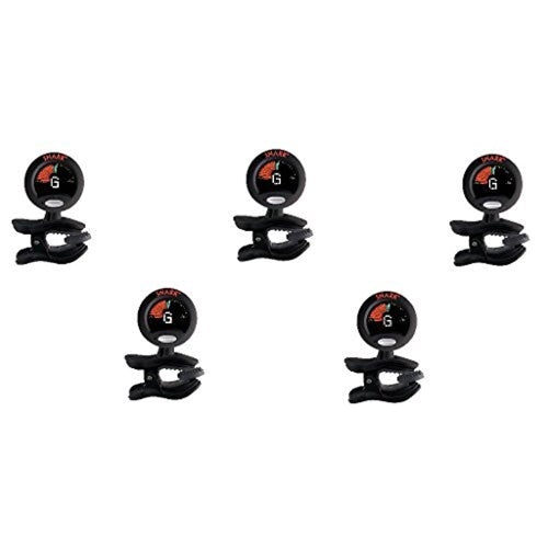 Snark SN6 Ukulele Tuner with Full Color Display Rotates 360 Degrees - 5 Pack - Hollywood DJ