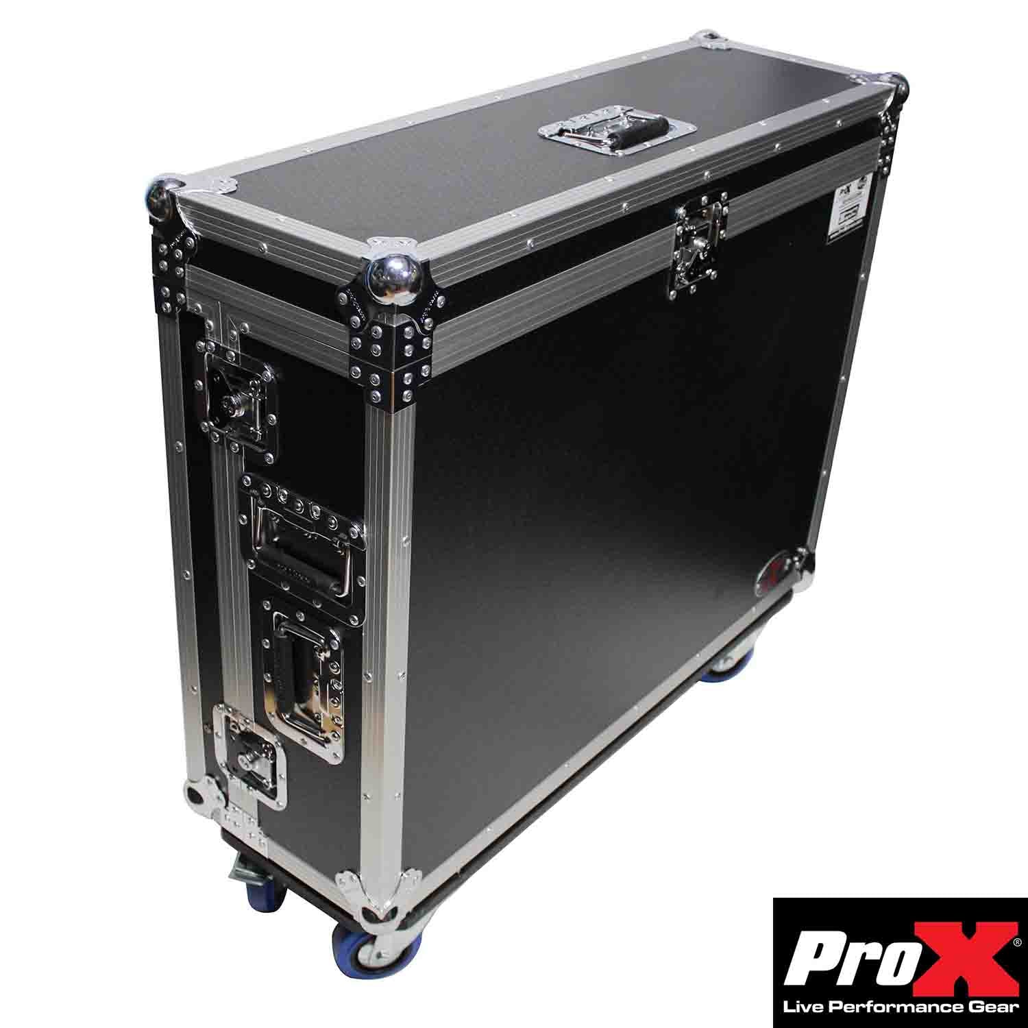 ProX XS-AHGLD112DHW DJ Flight Case For Allen and Heath GLD-112 Mixing Board with Doghouse and Wheels - Hollywood DJ