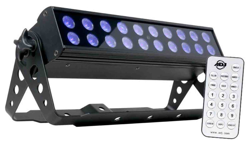 ADJ Lighting UV LED BAR20 IR Ultraviolet LED Backlight with UC IR Wireless Remote by ADJ