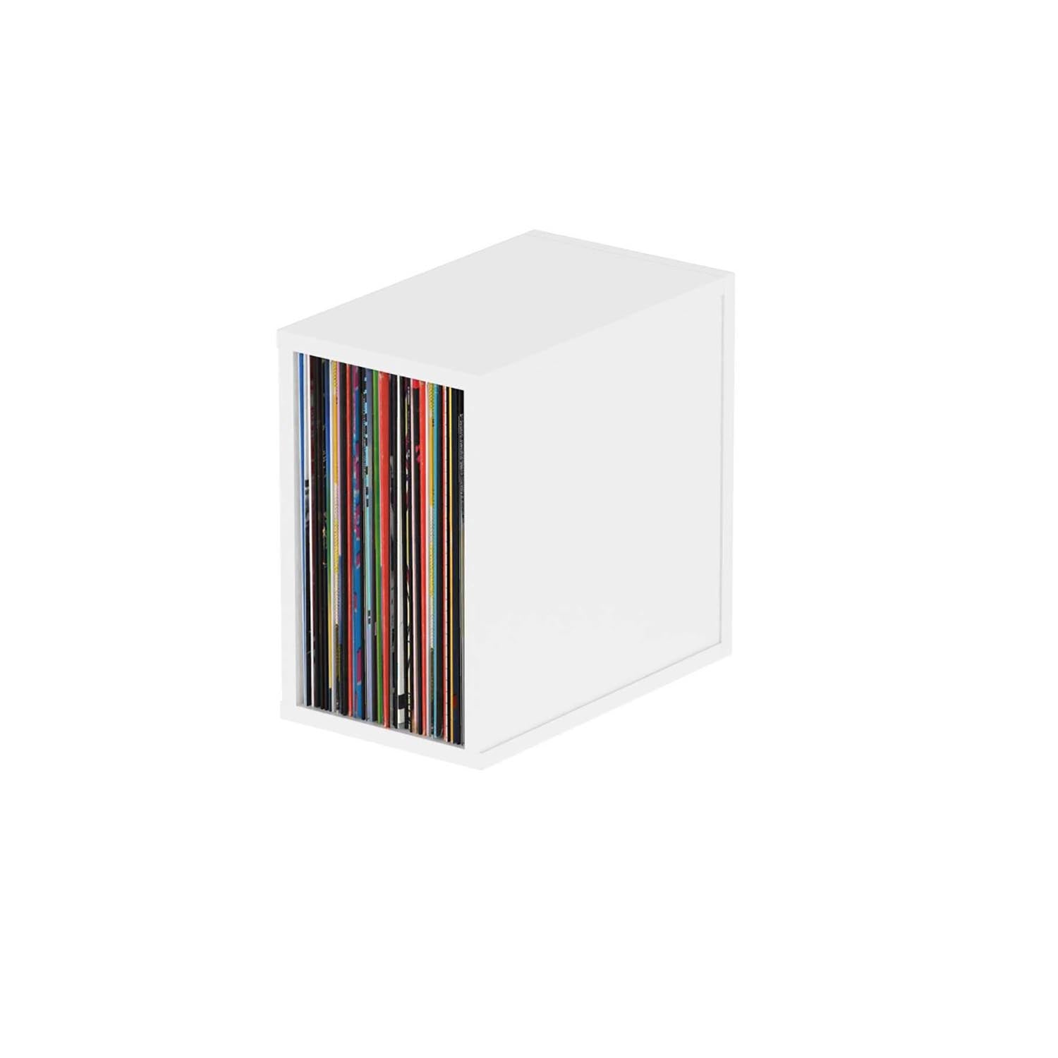 Glorious Record Box for 55 12" Records - White - Hollywood DJ