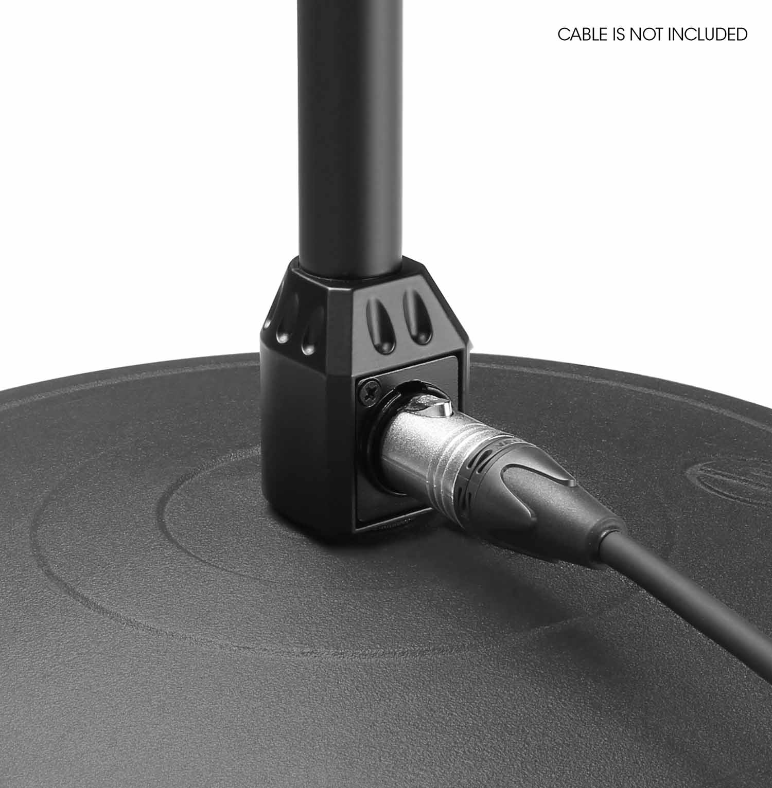 Gravity GMS23XLRB Microphone Stand With XLR Connector and Gooseneck - Hollywood DJ