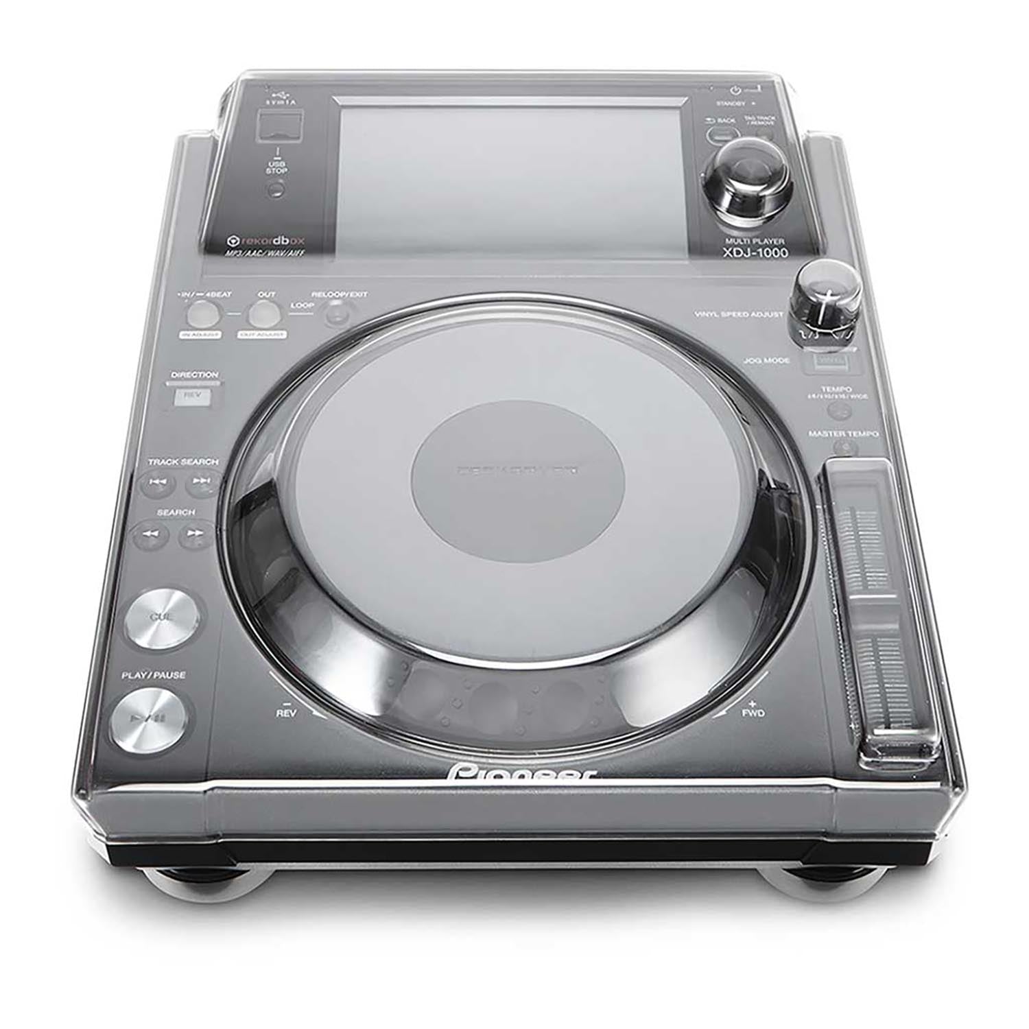 Decksaver DS-PC-XDJ1000 Protection Cover for Pioneer XDJ-1000 and XDJ-1000MK2 DJ Controller - Hollywood DJ