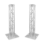 ProX KT-SQ656TOTEMTCX2, K-Truss 6.56 Lightweight Square Truss Totem Full Package Includes White Scrim, Top Plate and Base Plate ProX Cases