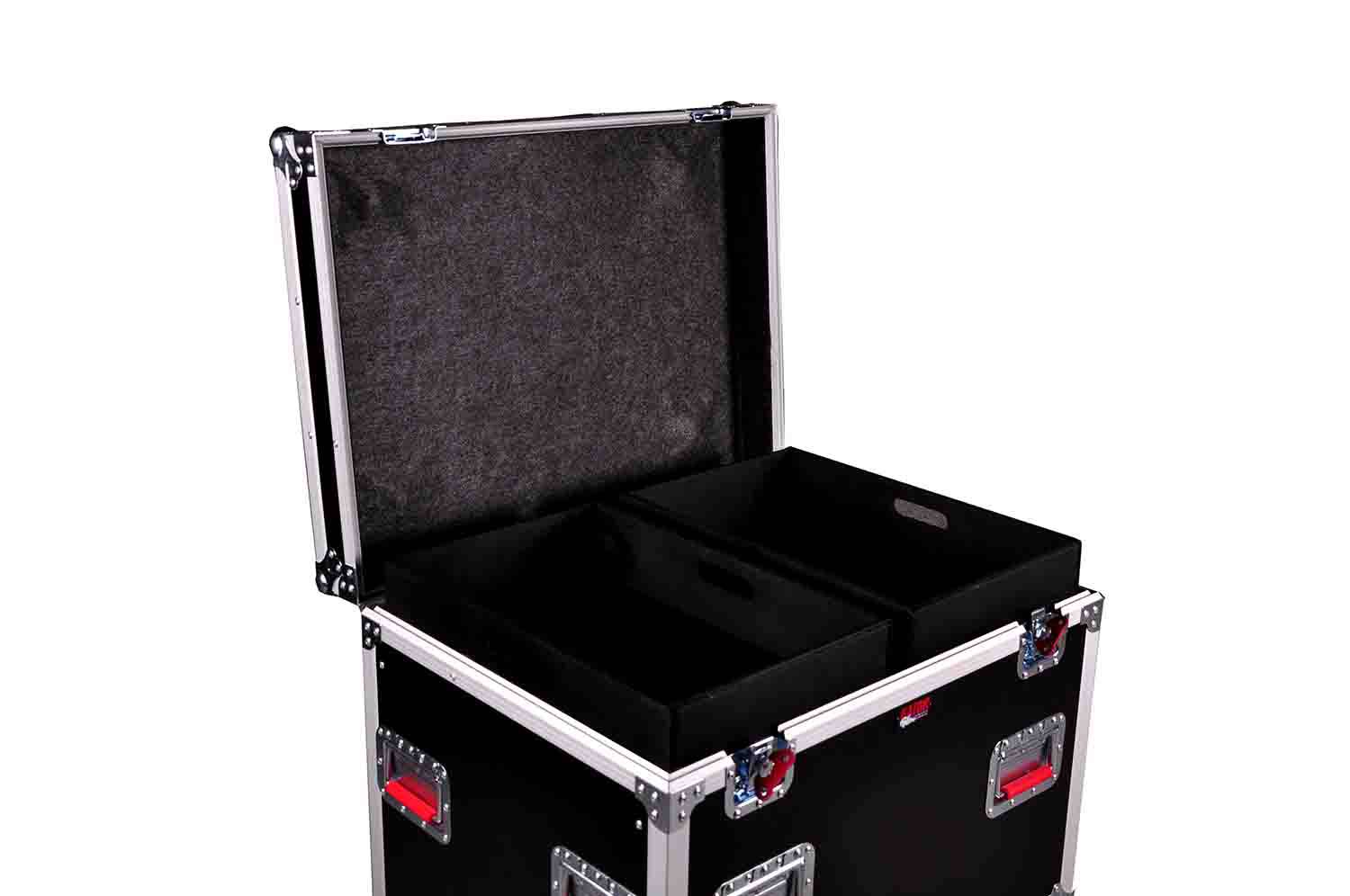 Gator Cases G-TOURTRK453012 Truck Pack Trunk DJ Case with Dividers - 45″X30″X30″ - Hollywood DJ