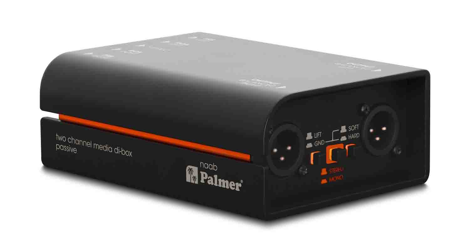 B-Stock: Palmer Naab Passive 2-Channel Media DI-Box - Hollywood DJ