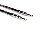 Hosa GTR-518 Straight to Same Tweed Guitar Cable (18 Feet) - 2 Pack Hosa