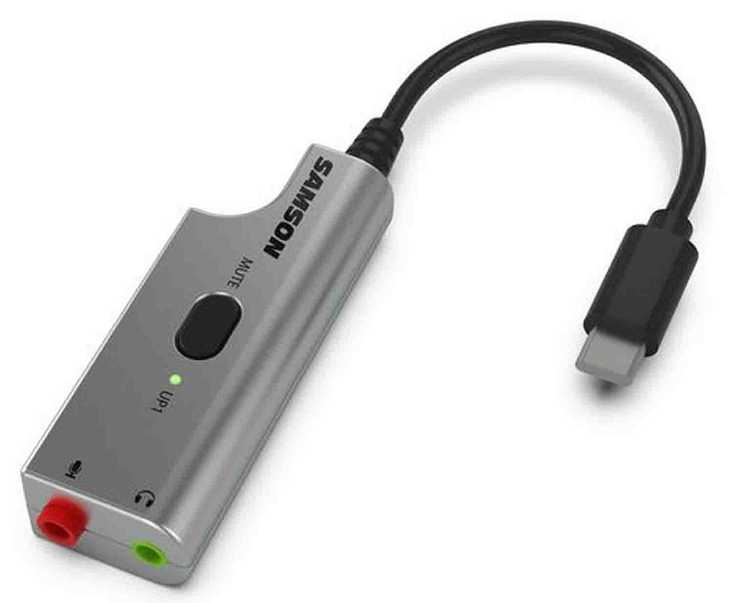 Samson SADEU1 Broadcast Headset Microphone with USB Adapter - Hollywood DJ