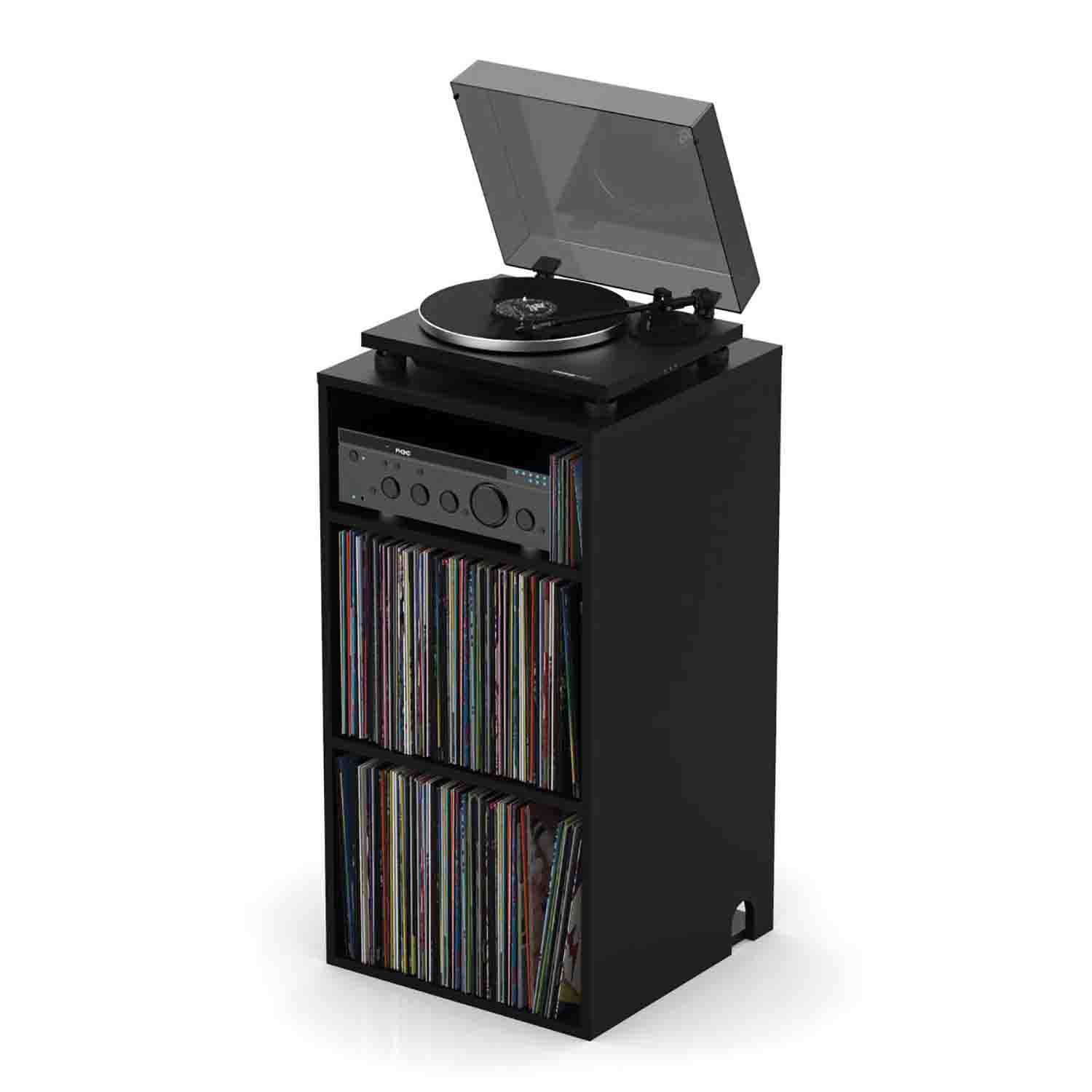 Glorious Modular Mix Rack with 3-part Construction - Black - Hollywood DJ