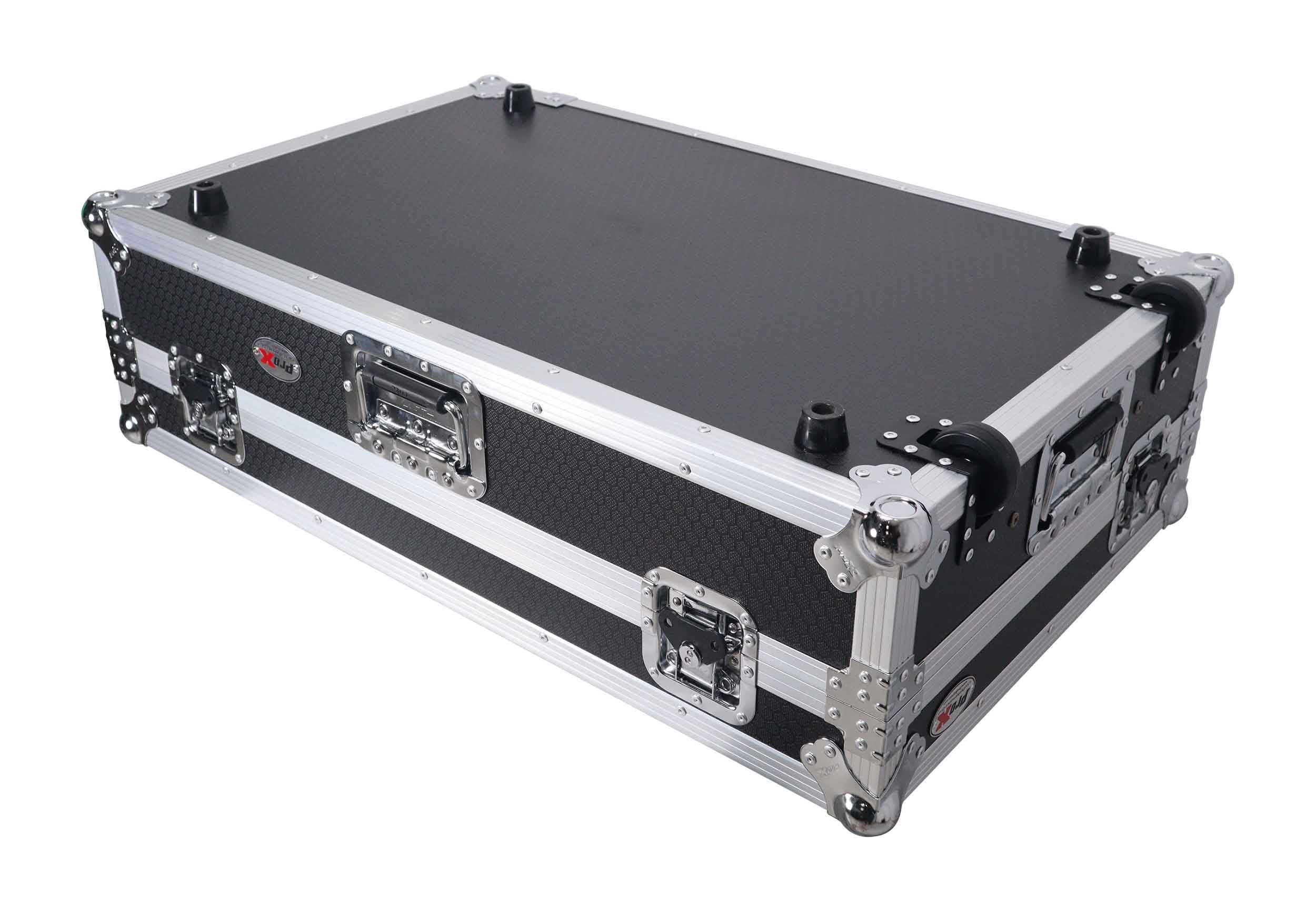 ProX XS-RANEFOUR WLT ATA Flight Style Road Case for RANE Four DJ Controller with Laptop Shelf - Hollywood DJ