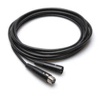 Hosa MBL-125 Economy Microphone Cable XLR3F to XLR3M 25 feet Hosa