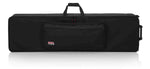 Gator Cases GK-88 SLXL Rigid Lightweight Case for Slim, Extra long 88 Note Keyboards with Wheels - Hollywood DJ