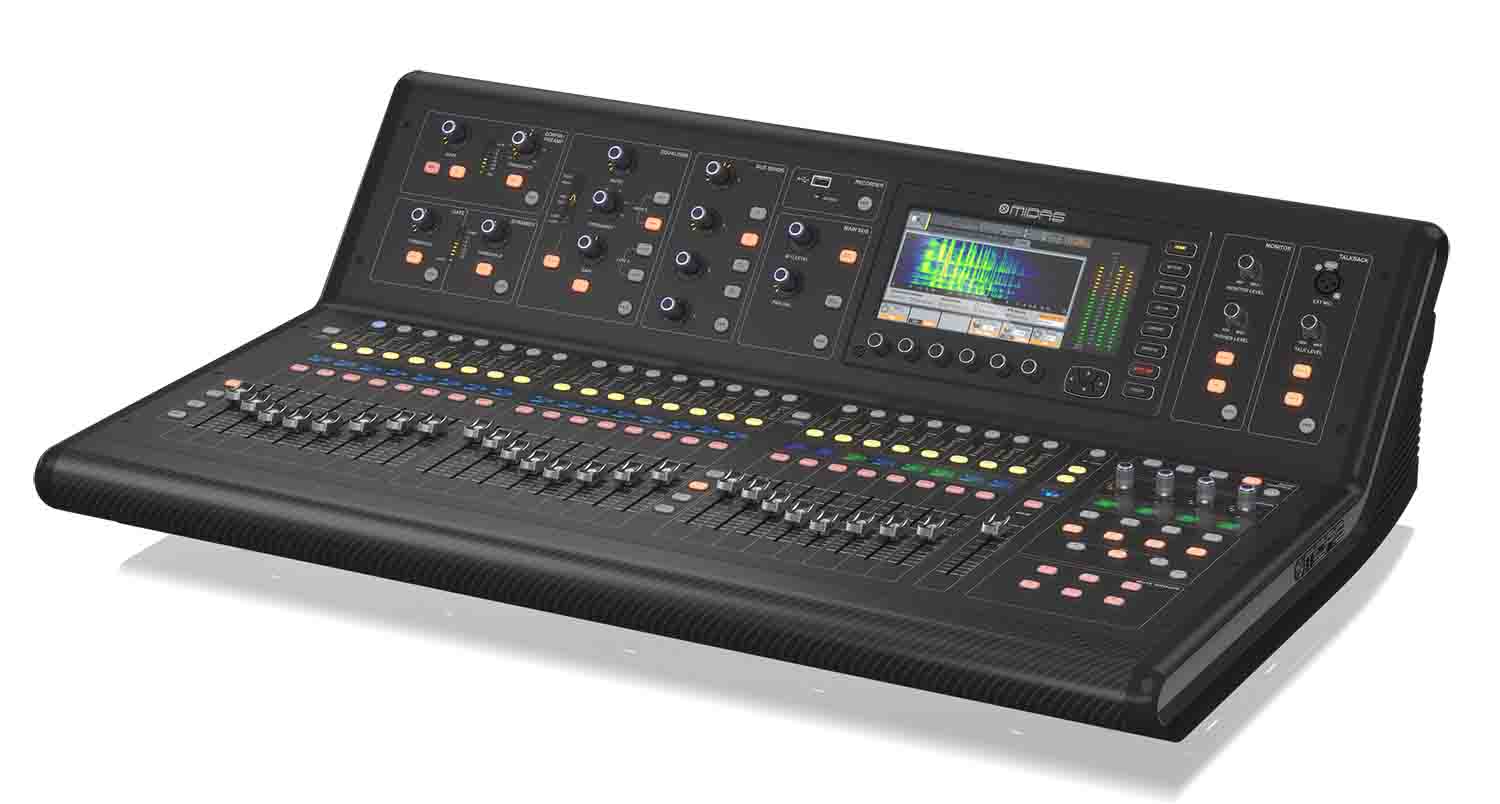 Midas M32 LIVE Digital Console for Live and Studio with 40 Input Channel Digital Mixer - Hollywood DJ
