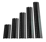 Gator Cases GRW-RACKRAIL-12U Rack Rails 12U - Pair - Hollywood DJ