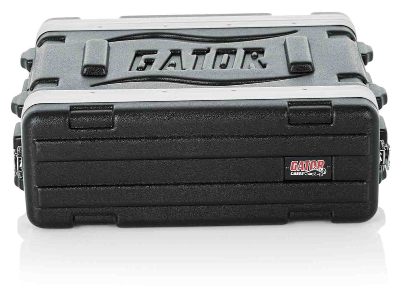 Gator Cases GR-3S Shallow Molded 3U Audio Rack Case 14.25″ Deep - Hollywood DJ