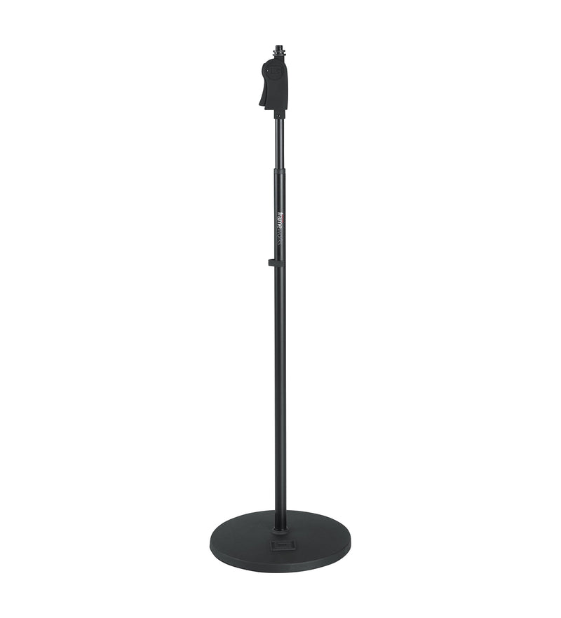 Gator Frameworks GFW-MIC-1001 Deluxe 10" Round Base Mic Stand - Hollywood DJ