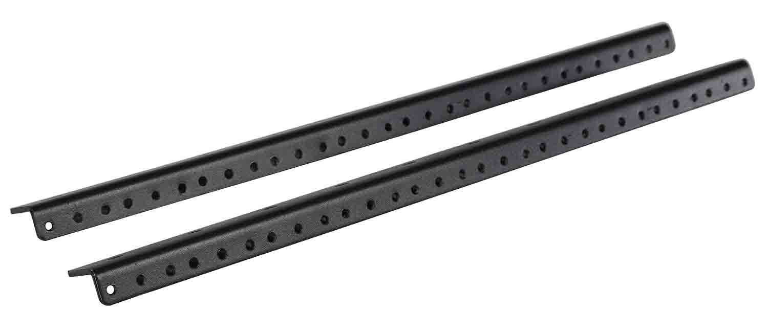 ProX T-RR10 Heavy Duty Steel Rack Rail Kit 10U Size Space - Hollywood DJ