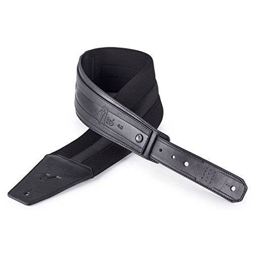 Gruv Gear SoloStrap Neo 4.0-Inch Wide Guitar and Bass Strap, Black - Hollywood DJ