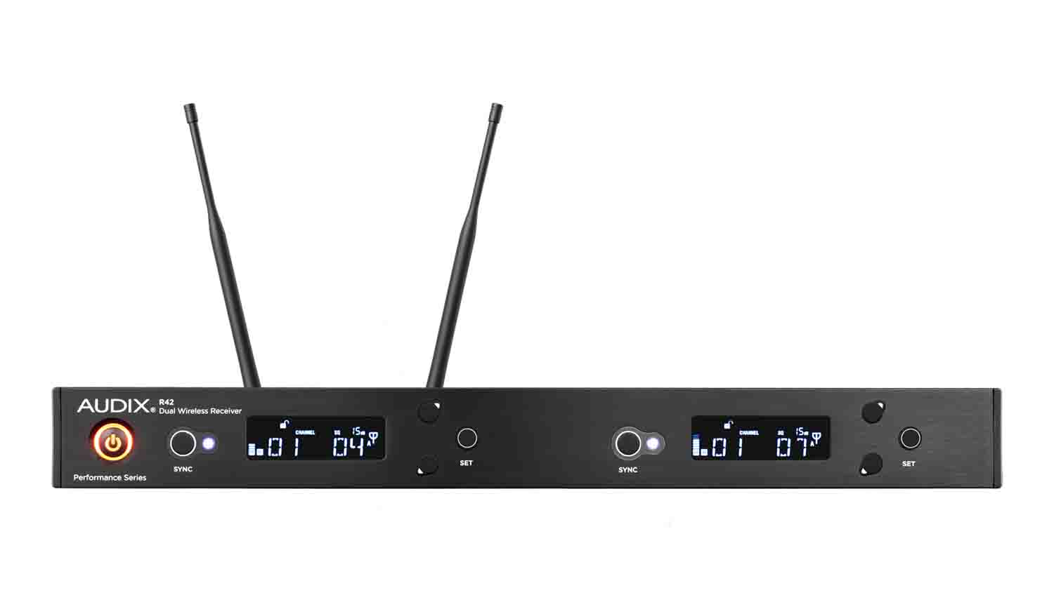 Audix AP42 C210 Dual-Channel Combo OM2 Handheld and ADX10 Lavalier Wireless System - Hollywood DJ
