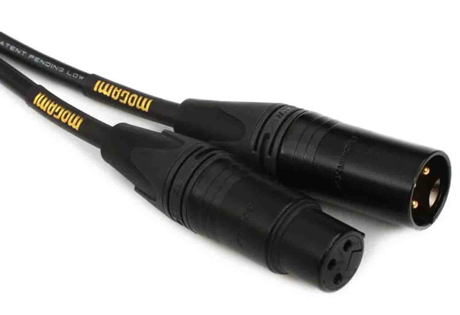 Mogami GOLD STAGE-30, 3-Pin XLR Male to XLR Female Mic Cable - 30' - Hollywood DJ