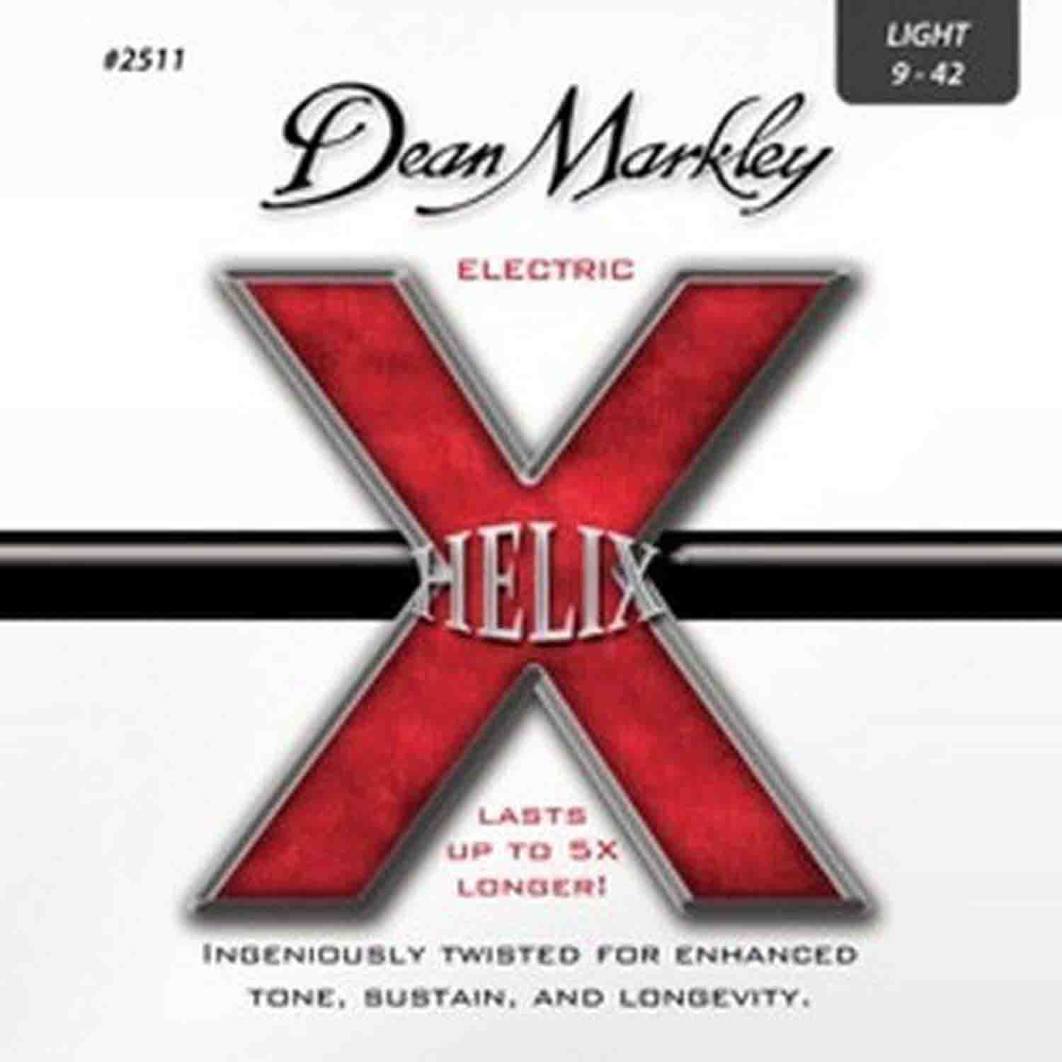 Dean Markley 2511 Helix HD Light Electric Guitar Strings - 9-42 - Hollywood DJ