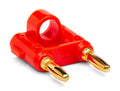 Hosa BNA-240RD Dual Banana Connector - Red - Hollywood DJ