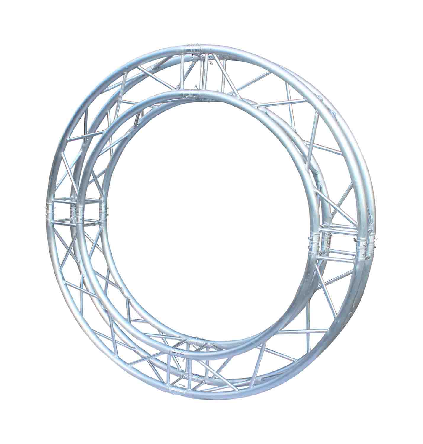 ProX XT-CSQ656-4X90, Circular Square Frame Truss 4 Segments - 6.56 Feet - Hollywood DJ