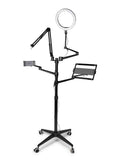Gator GFW-STREAMSTAND-W Frameworks Content Creation Wheeled Stand - Hollywood DJ