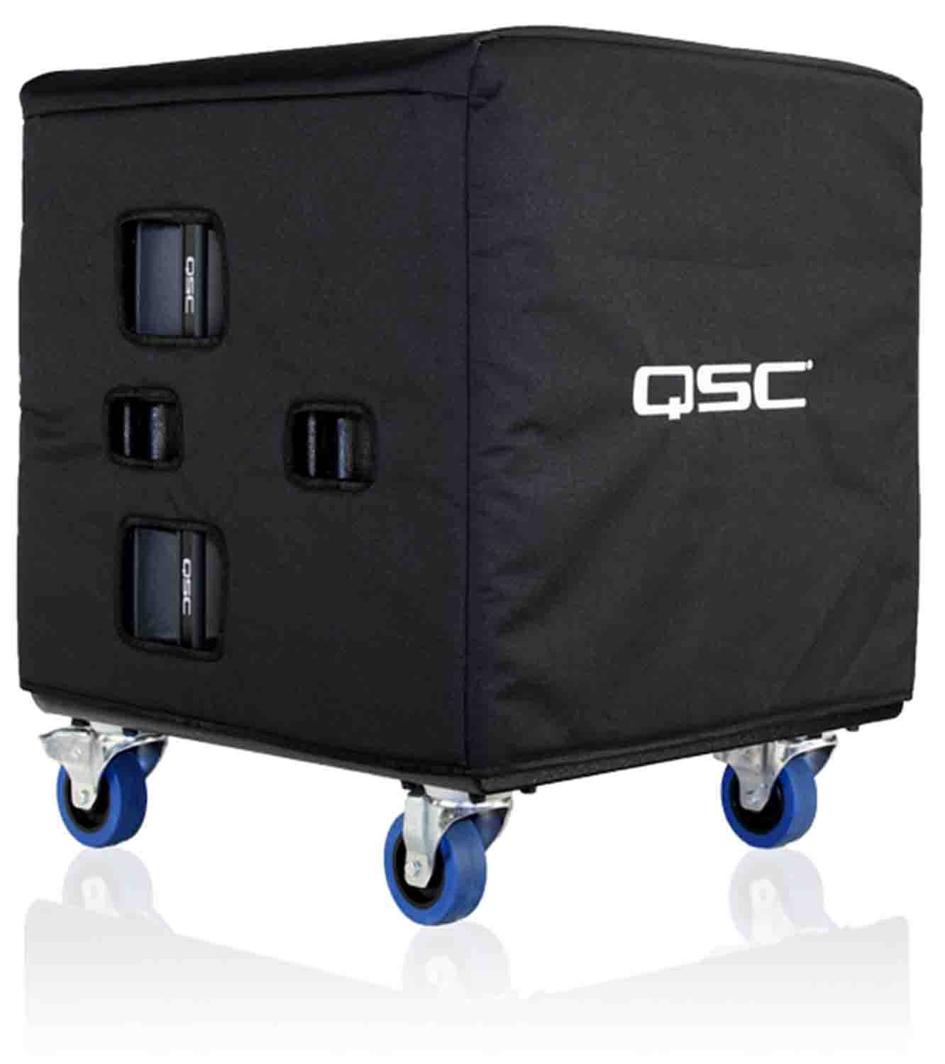 QSC E118sw, 18 inches Externally Powered Loud Speakers, Live Sound Reinforcement Subwoofer - Black - Hollywood DJ