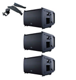 QSC LA112, 12" Powered Line Array Loudspeaker Package with Stack Adapter Kit QSC