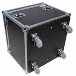 ProX XS-UTL6 Heavy Duty Utility Trunk Case with Caster Cups 4 4" Casters - 29.5" x 29.5" x 29" - Hollywood DJ
