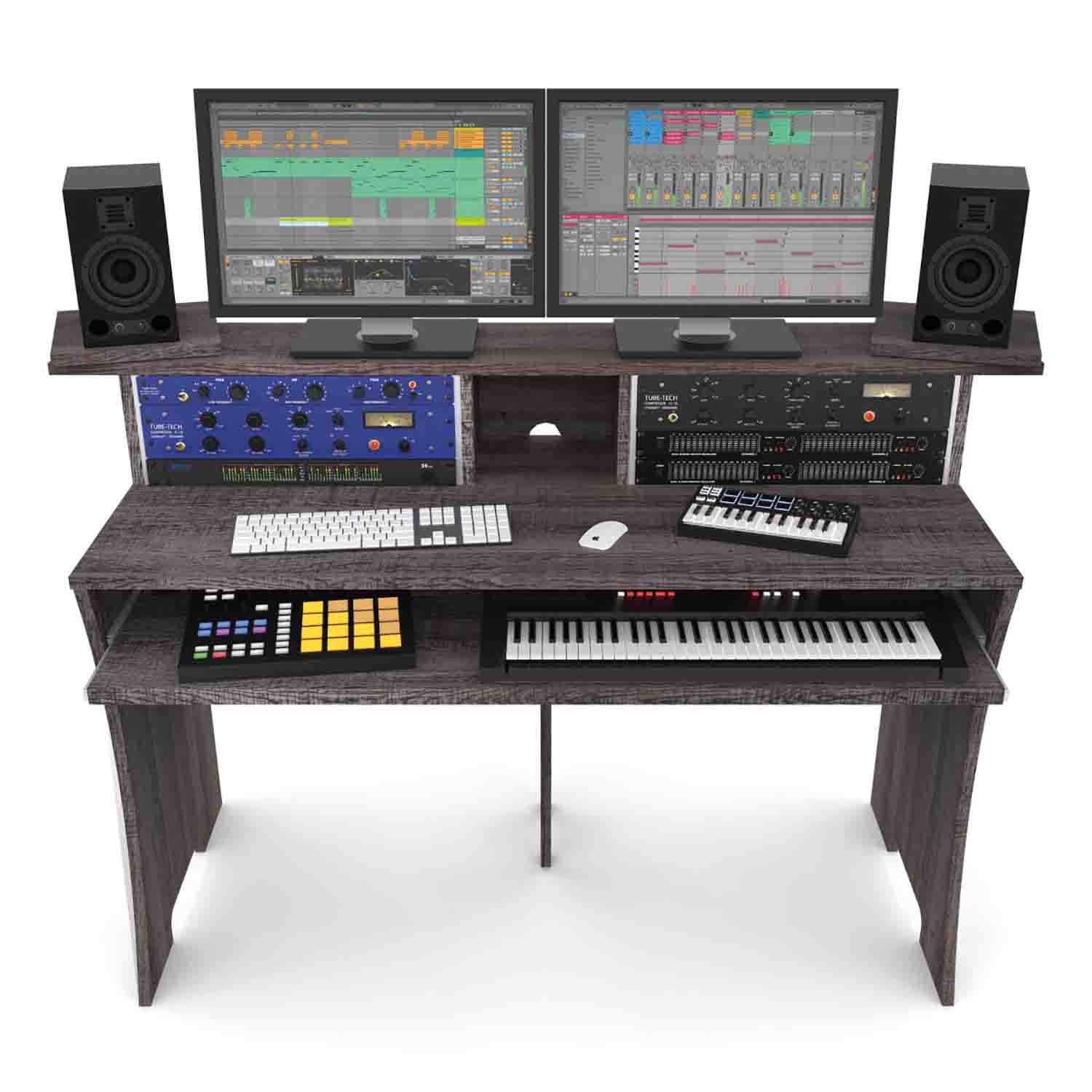 Glorious Workbench for Home and Project Studios - Driftwood - Hollywood DJ