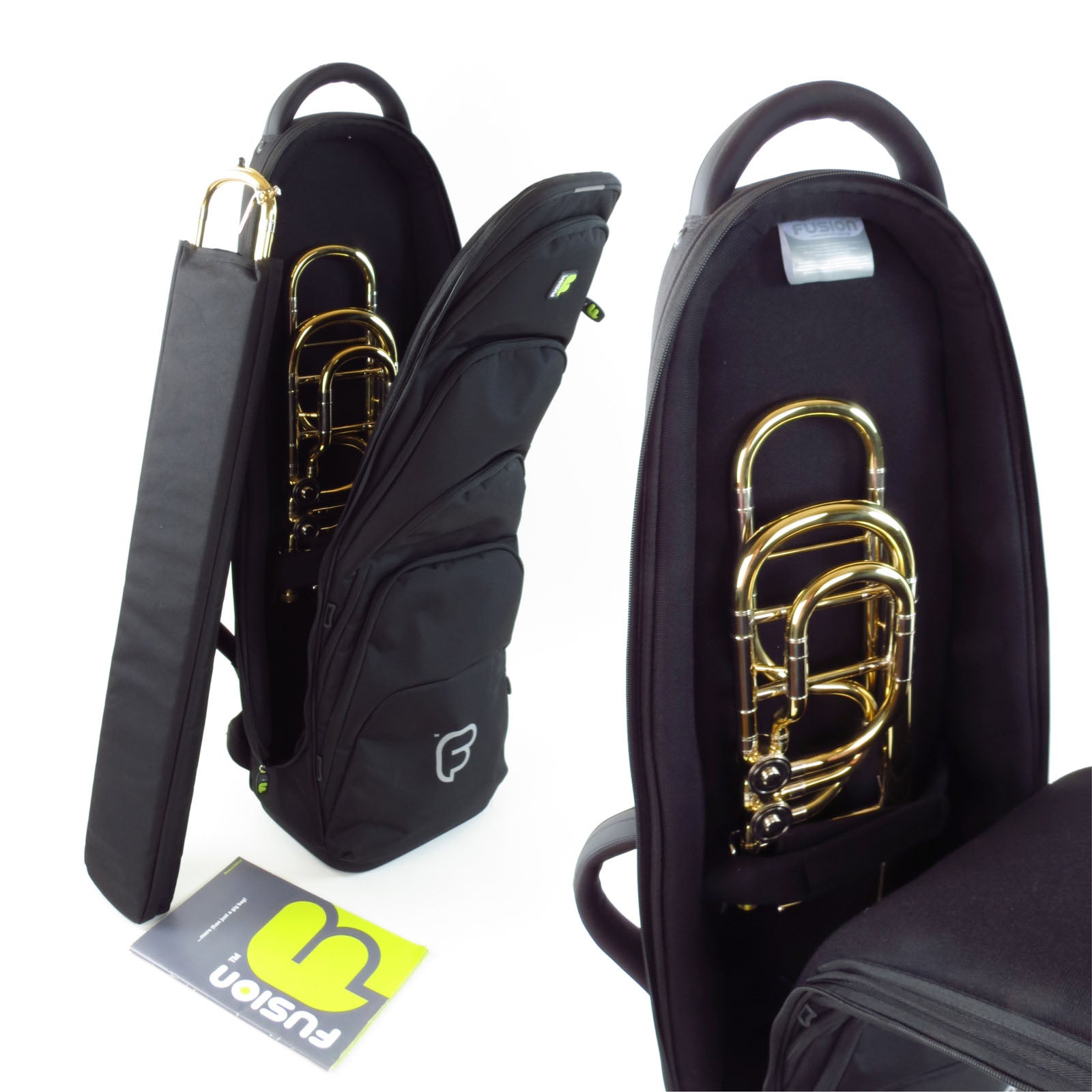 Fusion FB-UB-07-BK Urban Series 9.5″ Tenor Trombone Gig Bag (Black) - Hollywood DJ