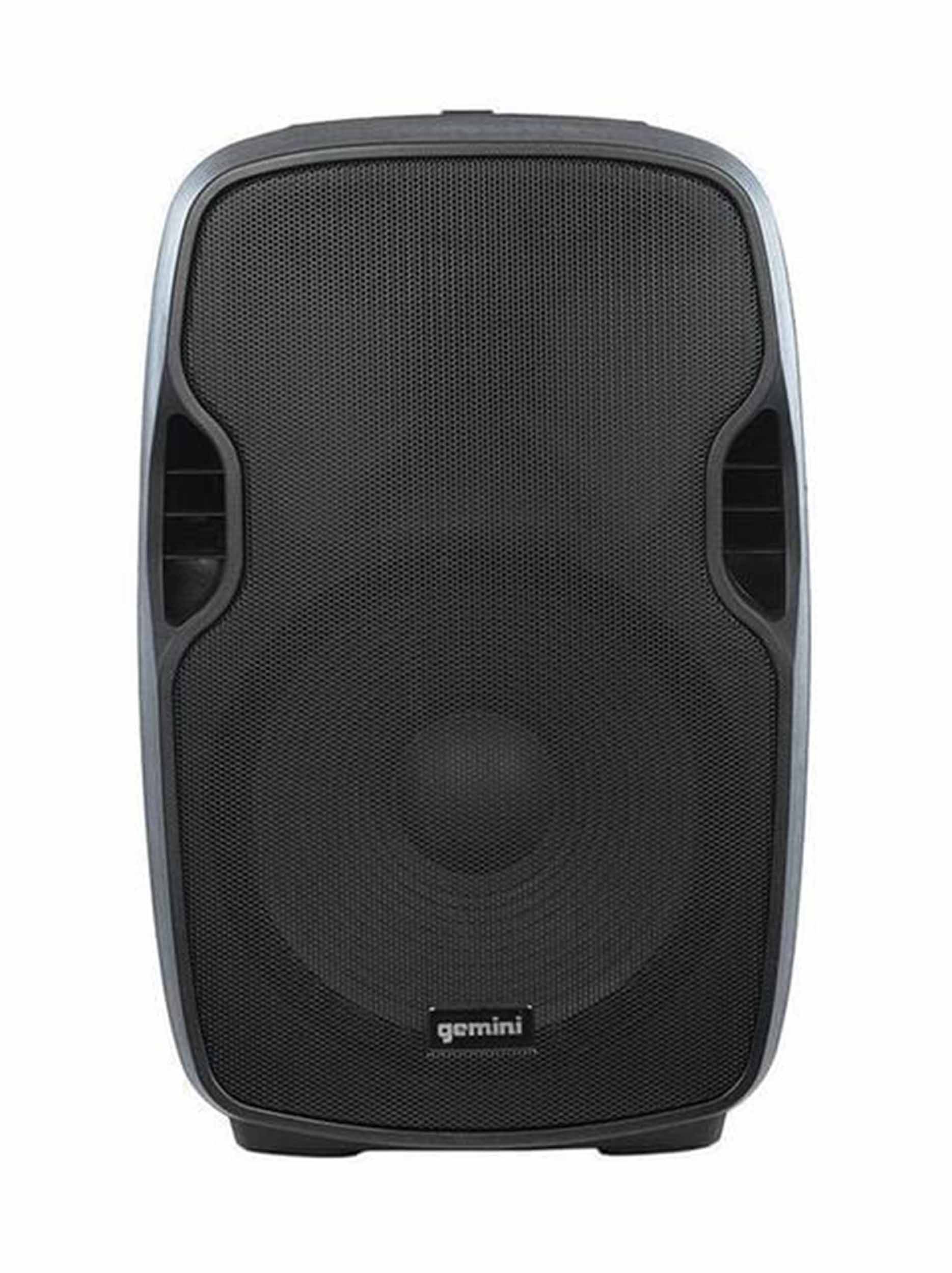 Gemini Sound AS-15TOGO, 15-Inch Portable Wireless Bluetooth PA Loudspeaker - Hollywood DJ