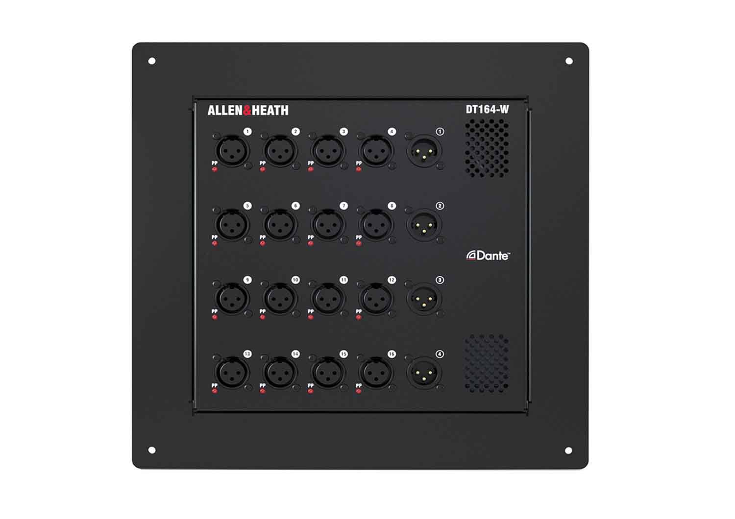 Allen & Heath DT164-W 16x4 Wallmount Dante Audio Expander - 96kHz Dante - Hollywood DJ